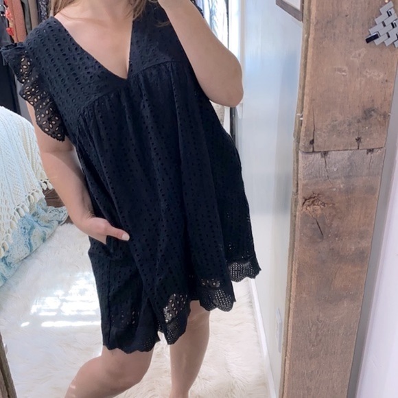 Black boho dress size XLarge - Picture 5 of 8